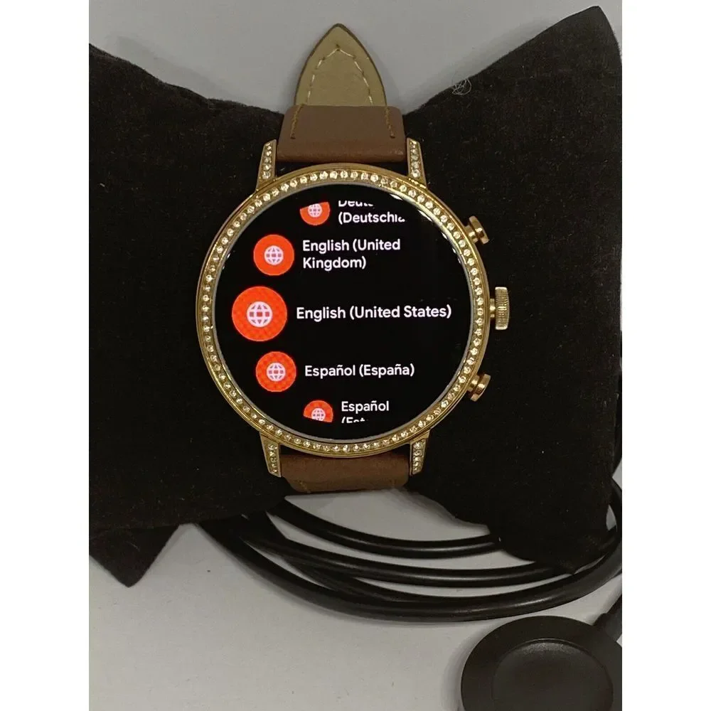 Fossil Gen 4 Authentic Digital Dial Smart Watch Custom Band FTW6015 AB83
